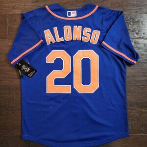 Men's New York Mets Pete Alonso #20 Nike Royal Alternate Replica NWT Size M